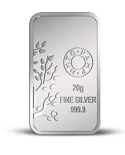 MMTC PAMP 20 Gram Banyan Tree Silver Bar