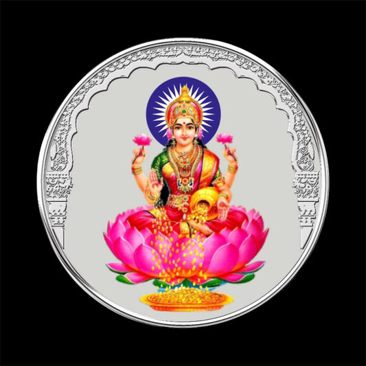 999 fine silver Goddess Laxmi Coin 20 g