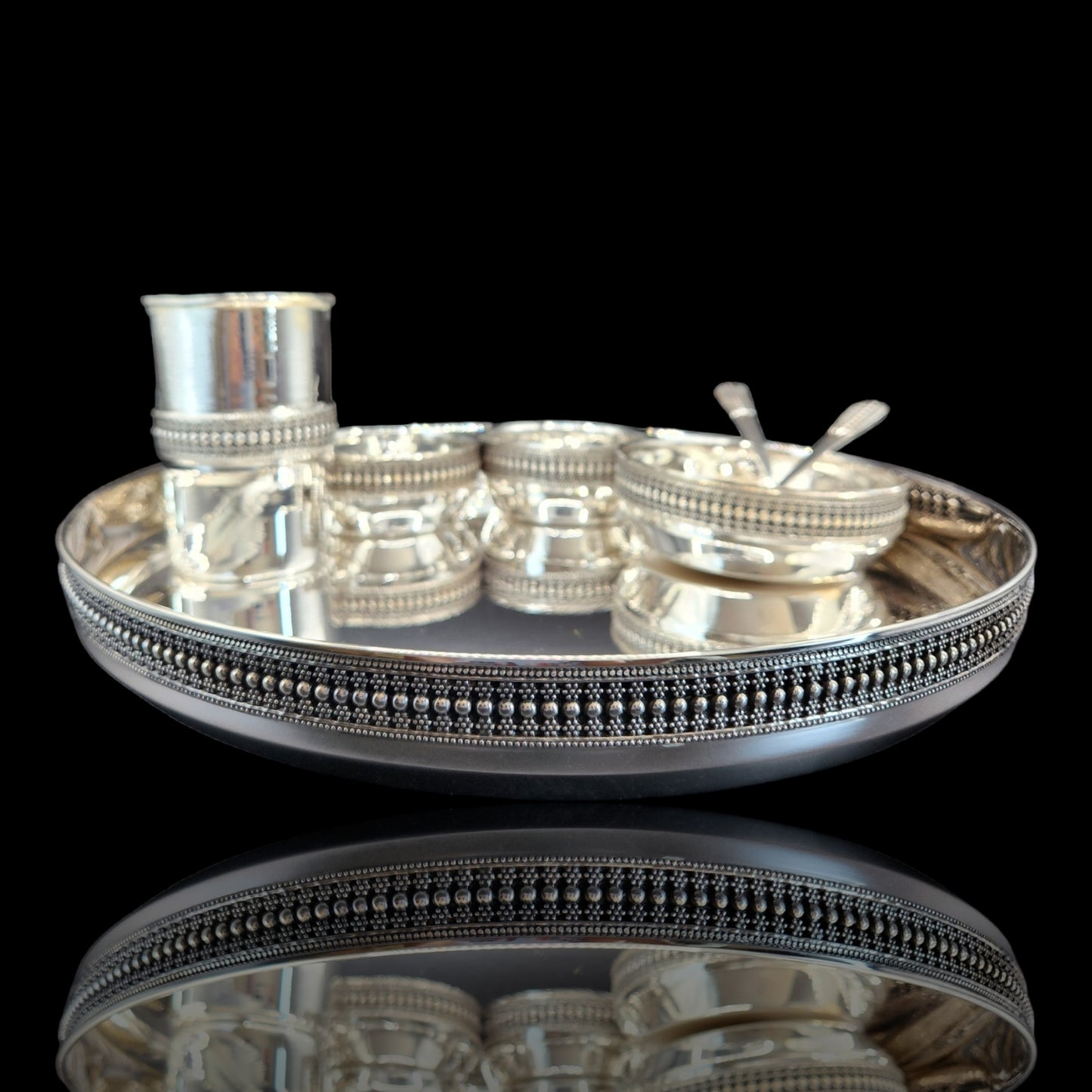 925 silver Antique polish Dinner set