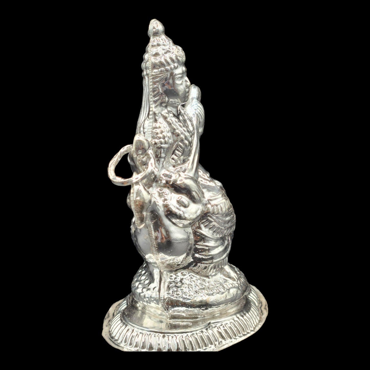 Silver Goddess Saraswati  Idol