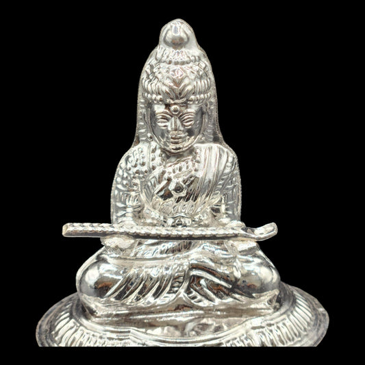 Silver Goddess Annapurna Idol