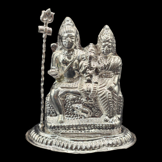 Silver Shiv Parivar  Idol