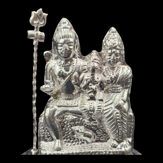 Silver Shiv Parivar  Idol