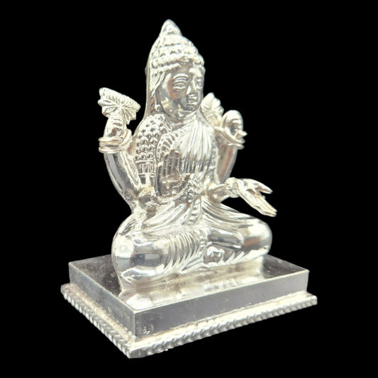 Silver Goddess Laxmi Idol