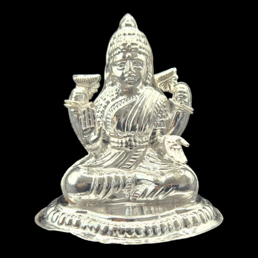 Silver Goddess Laxmi  Idol