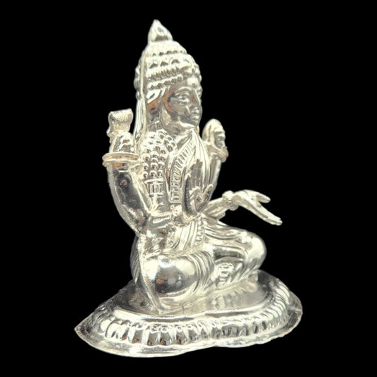 Silver Goddess Laxmi  Idol