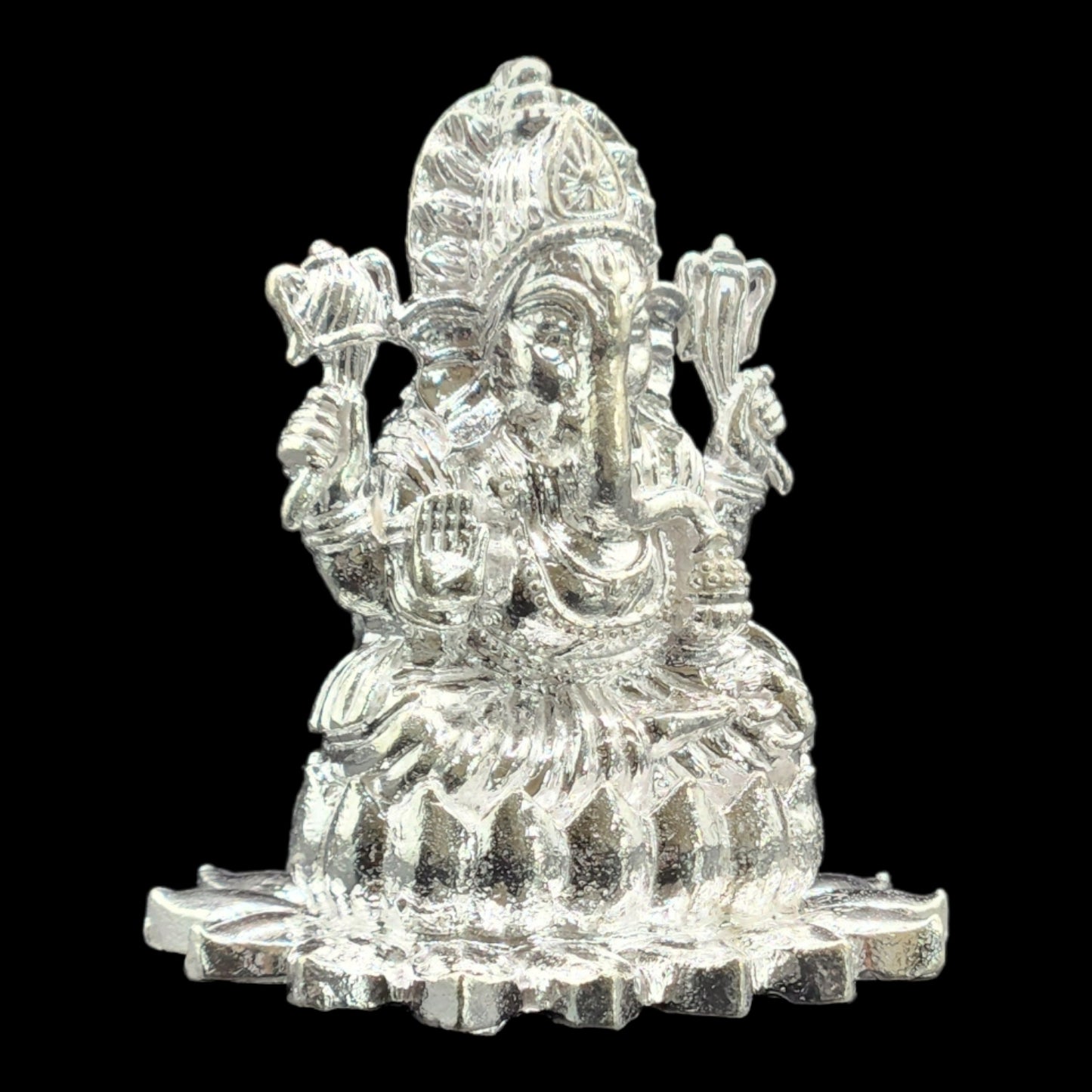 Silver Lord Ganesha Idol