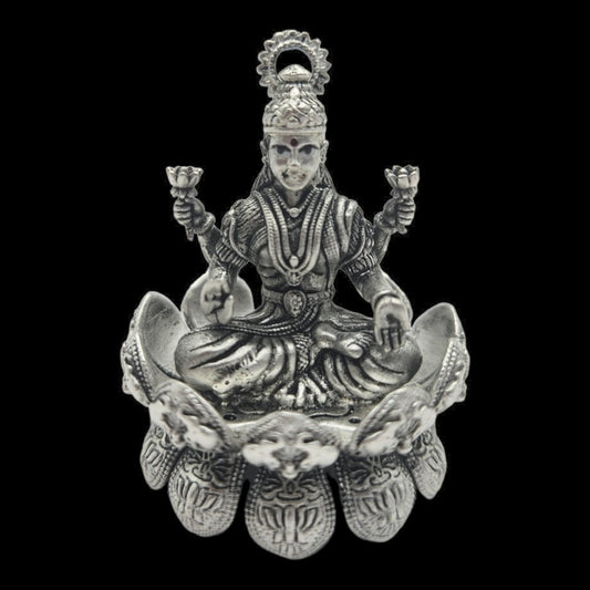 925 Silver   Goddess Laxmi Idol.