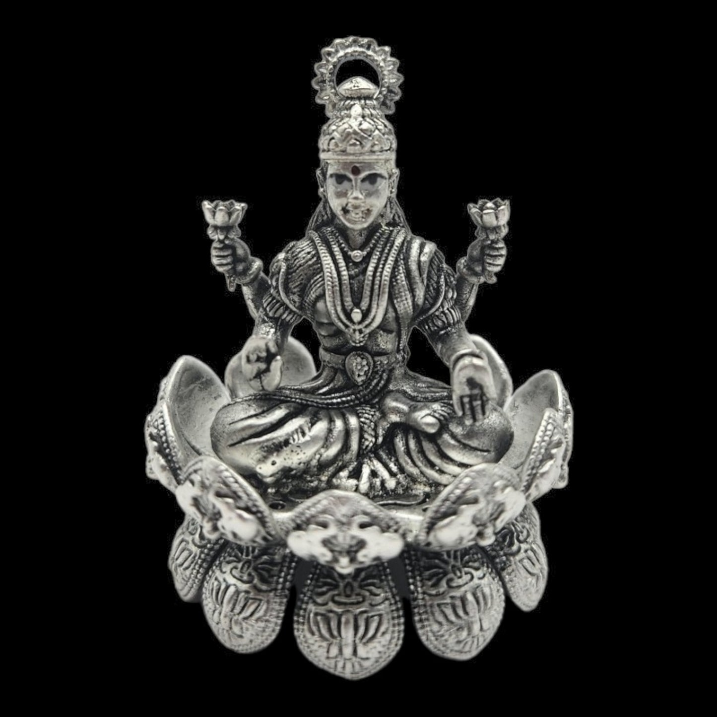 925 Silver   Goddess Laxmi Idol.