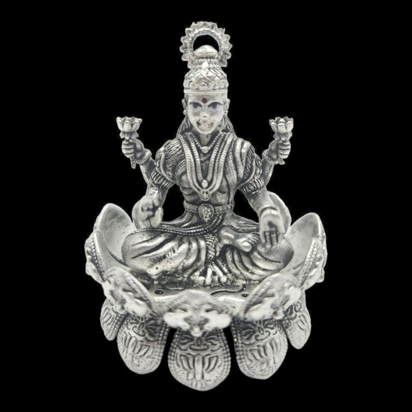 925 Silver   Goddess Laxmi Idol.