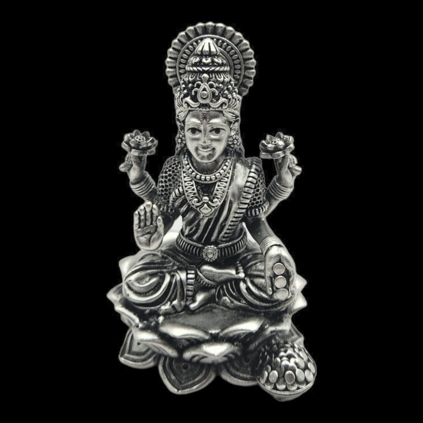 925 Silver  Goddess Laxmi Idol.