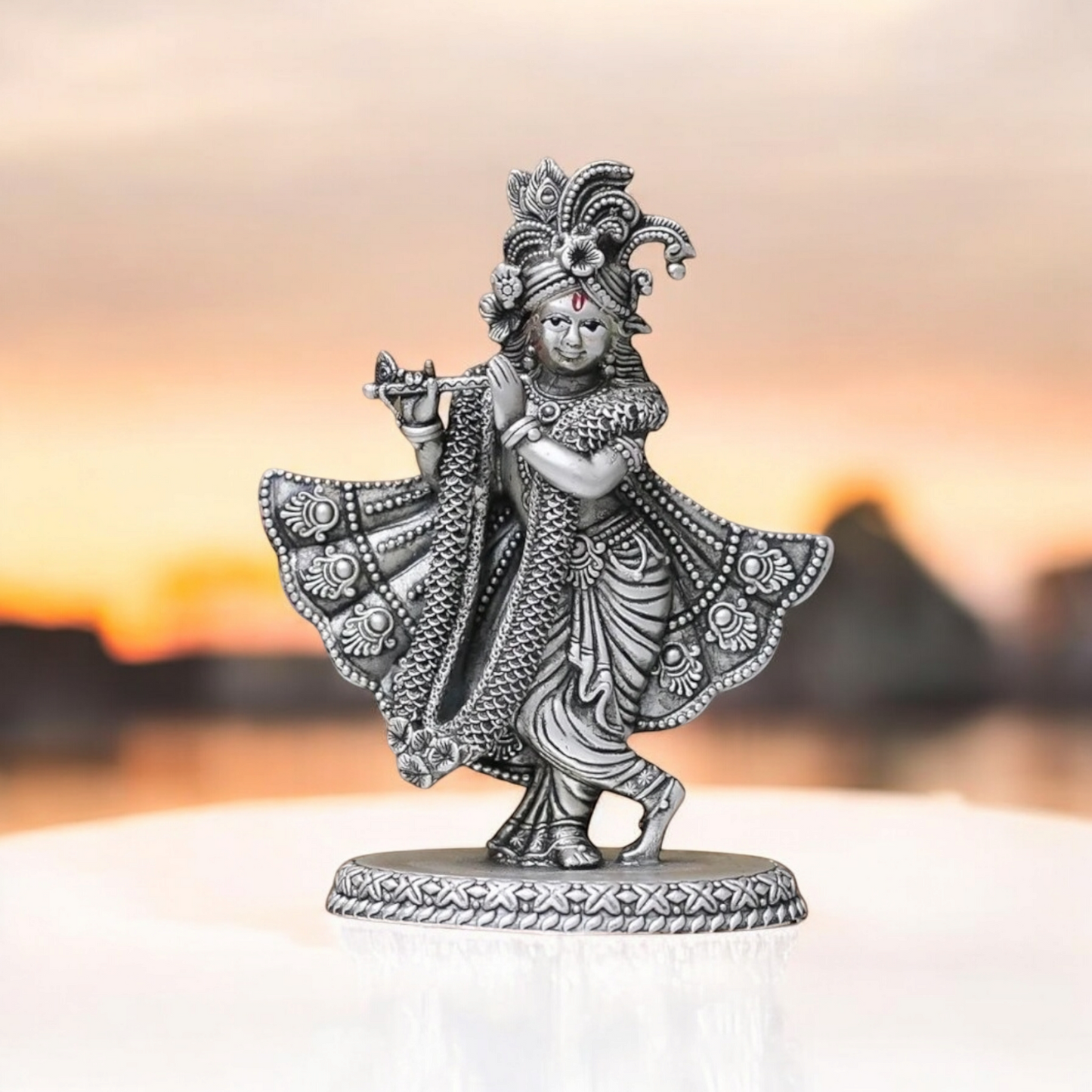 925 silver Lord krishna Idol .
