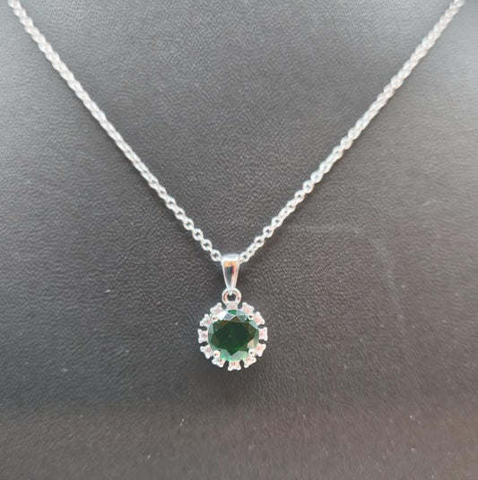 Round shaped Pendant,Earring with Ring set