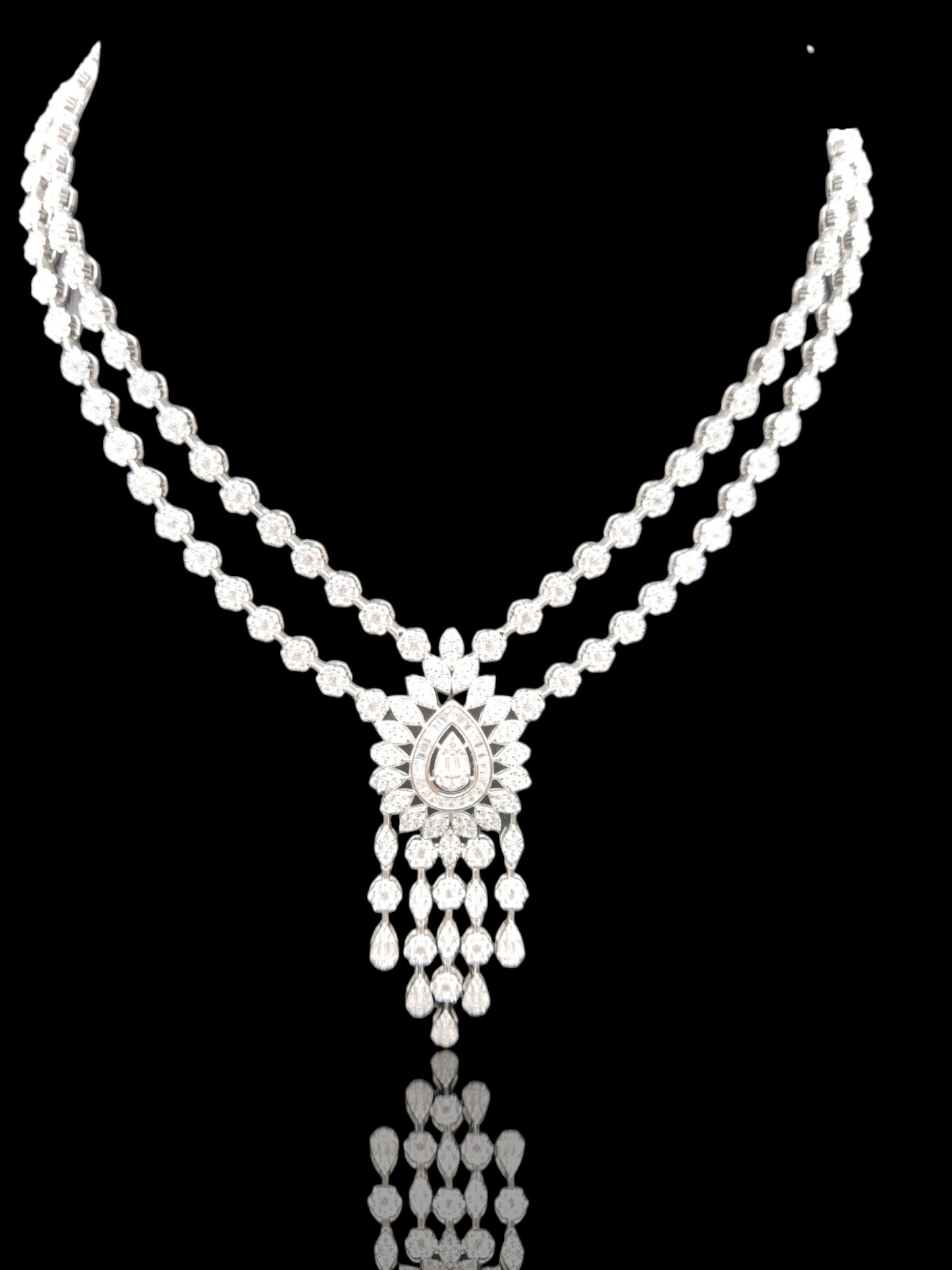 Chandelier Pendant Long Necklace