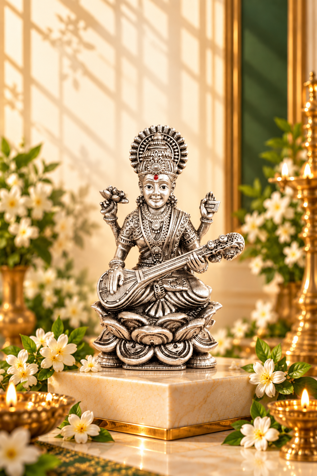 GODDESS SARASWATI IDOL