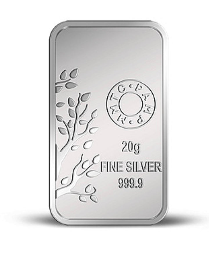 MMTC PAMP 20 Gram Banyan Tree Silver Bar