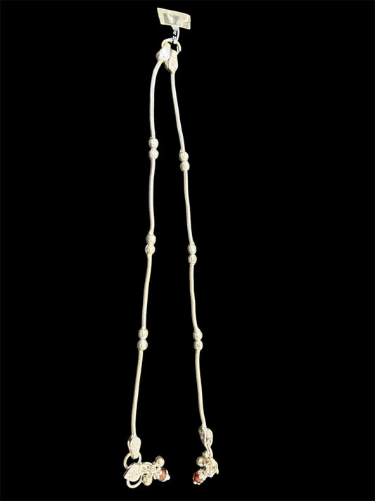 Silver Kids Anklets