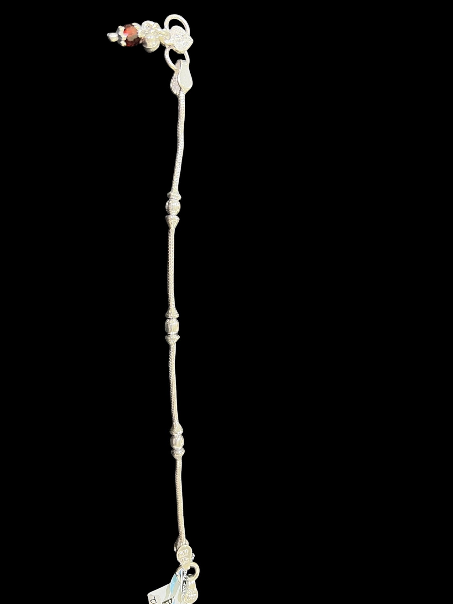Silver anklets for kids
