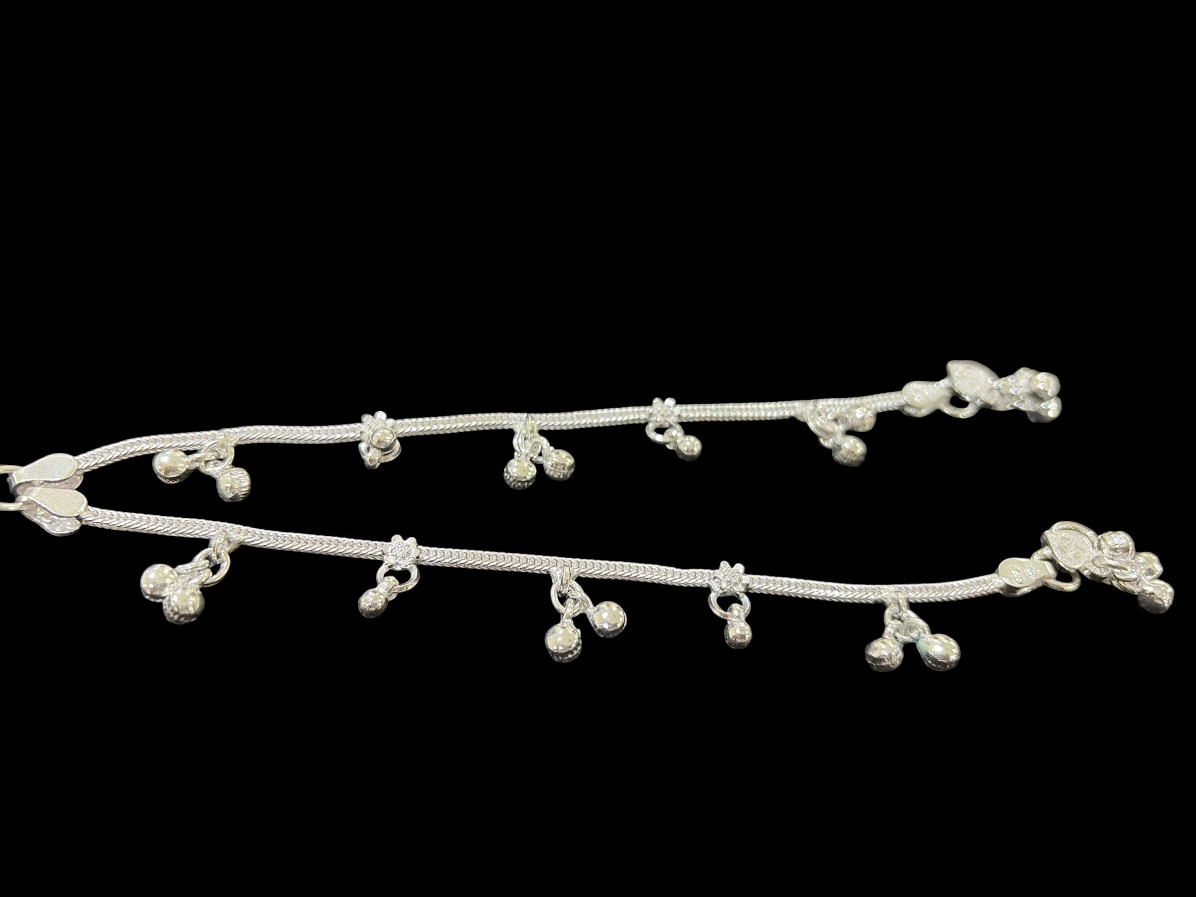 Silver anklet for kids