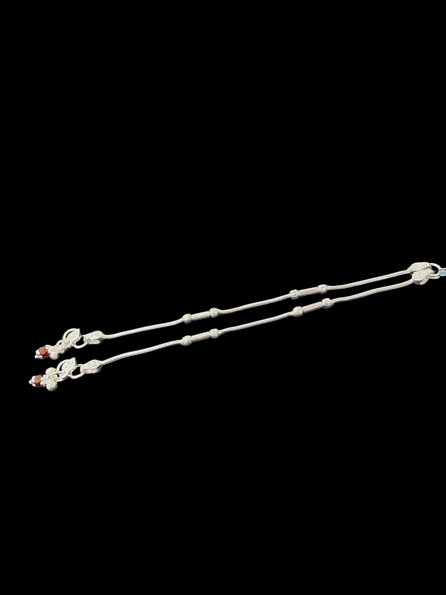 Silver anklet for kids