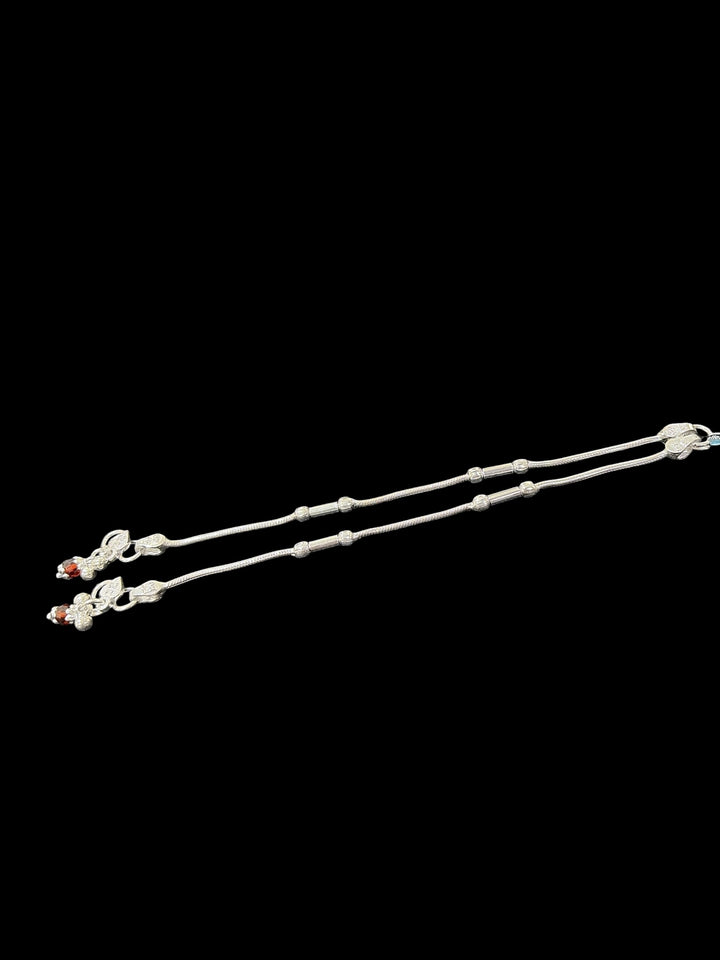 Silver anklet for kids