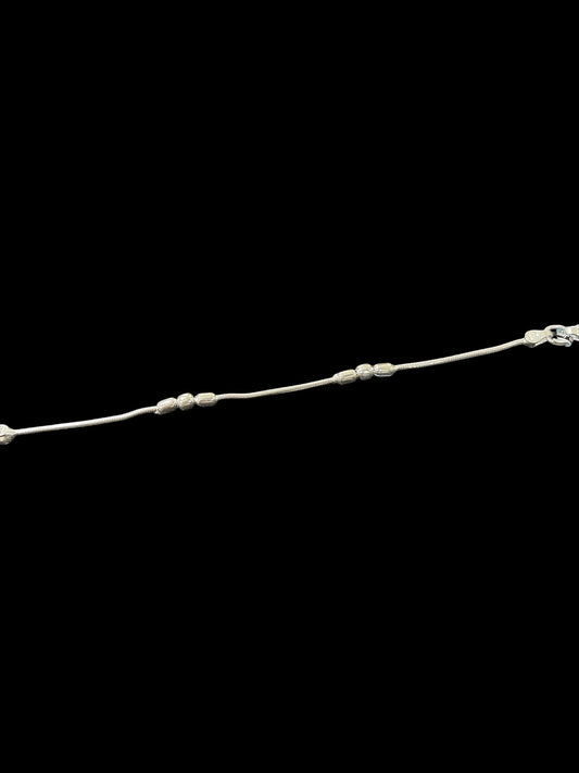 Silver anklets for kids