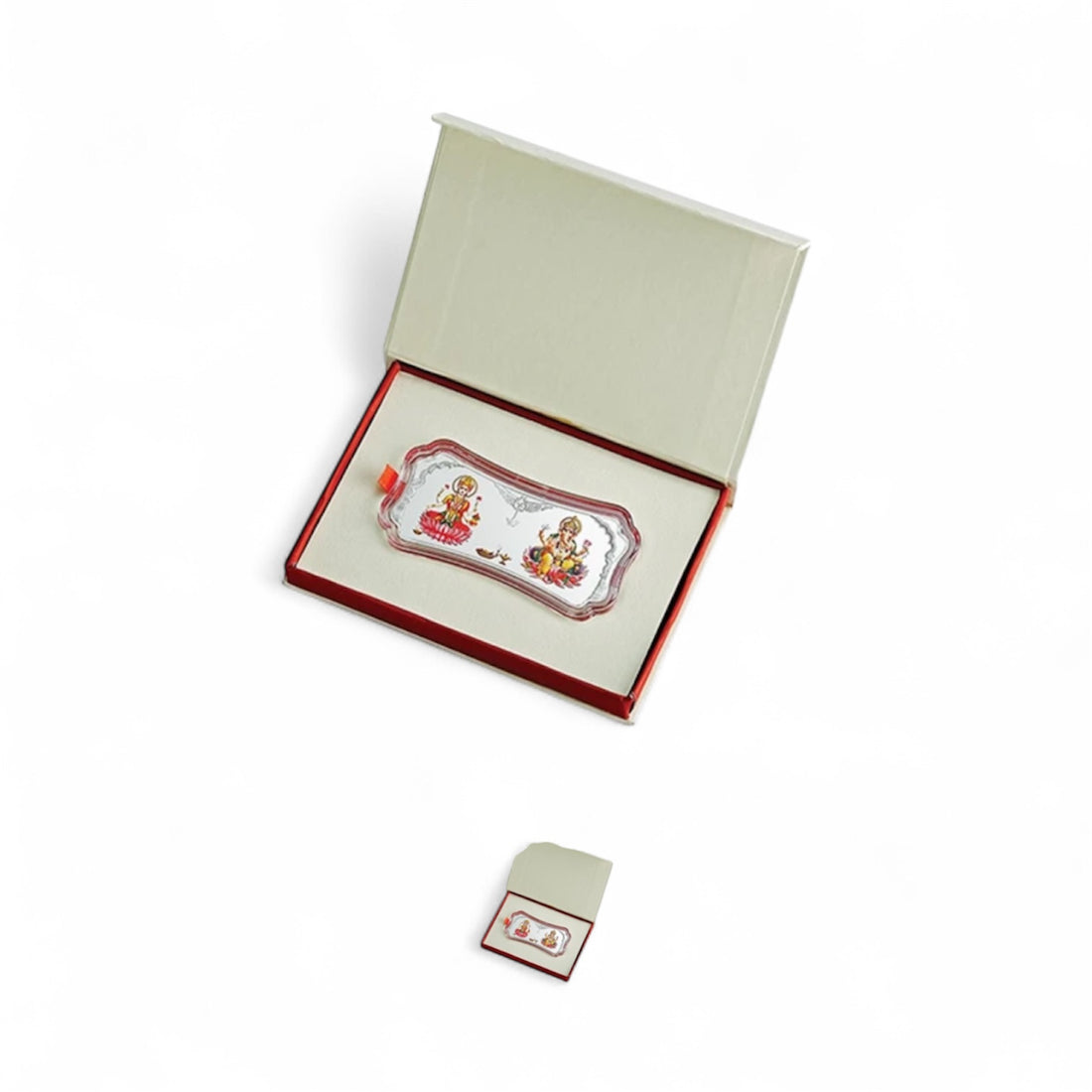 MMTC Pamps 999 silver Lord Ganesha, Goddess Laxmi Bar 50 gms