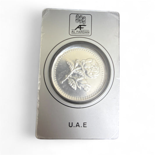 999 fine silver 20 gms  coin al fardan