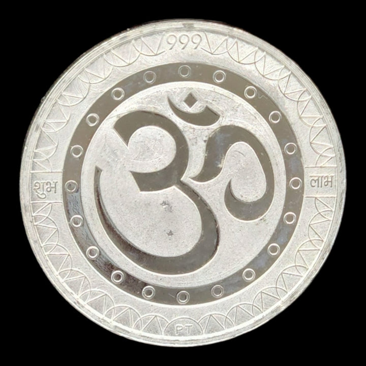 999 fine Silver 20 gms coin of Lord Ganesha