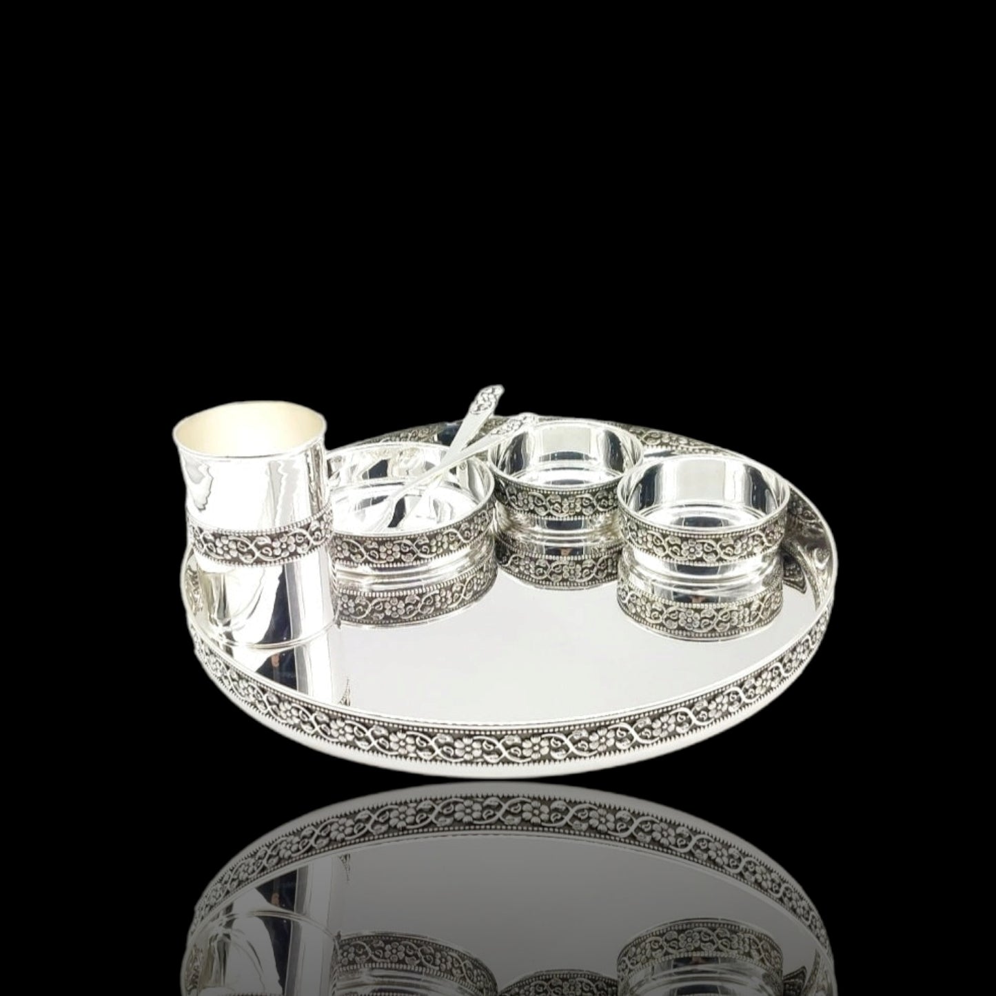 925 silver  Antique polish Dinner set