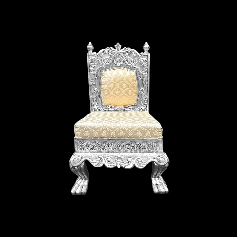 Silver cladded  Chair