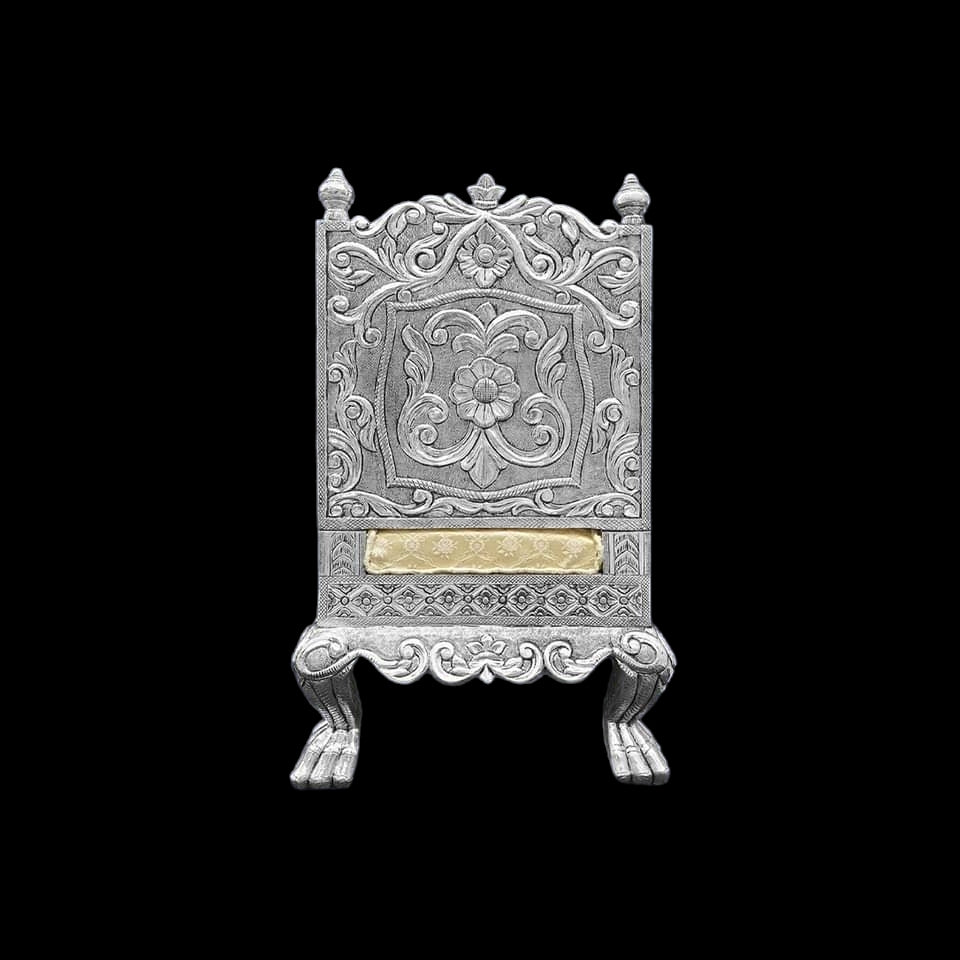 Silver cladded  Chair