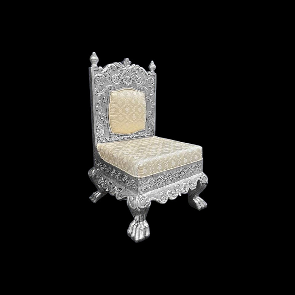 Silver cladded  Chair