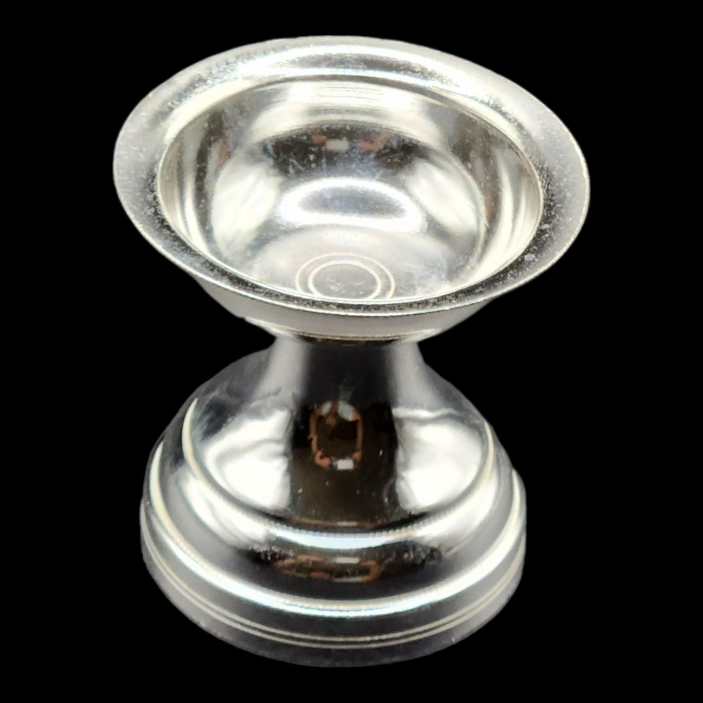 Silver Plain Round Diya