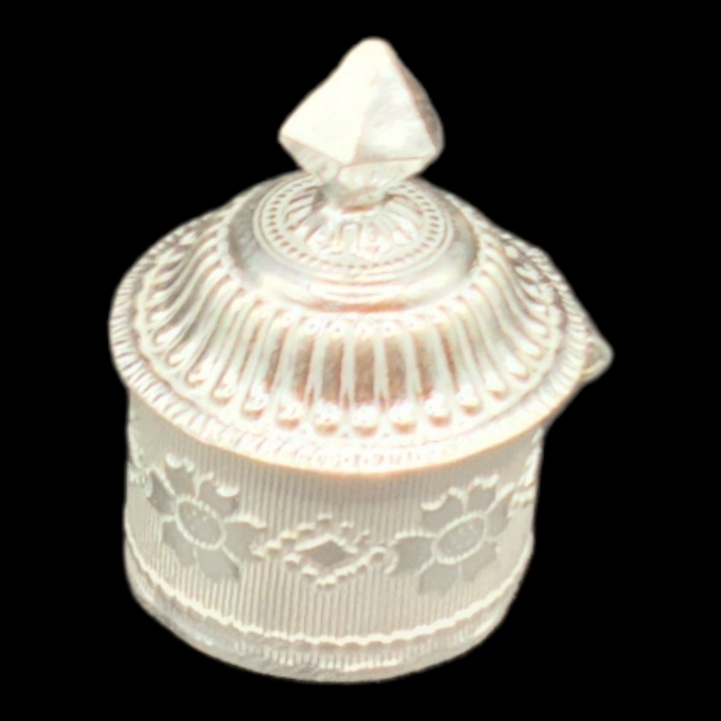 Silver Traditional Sindoor Box