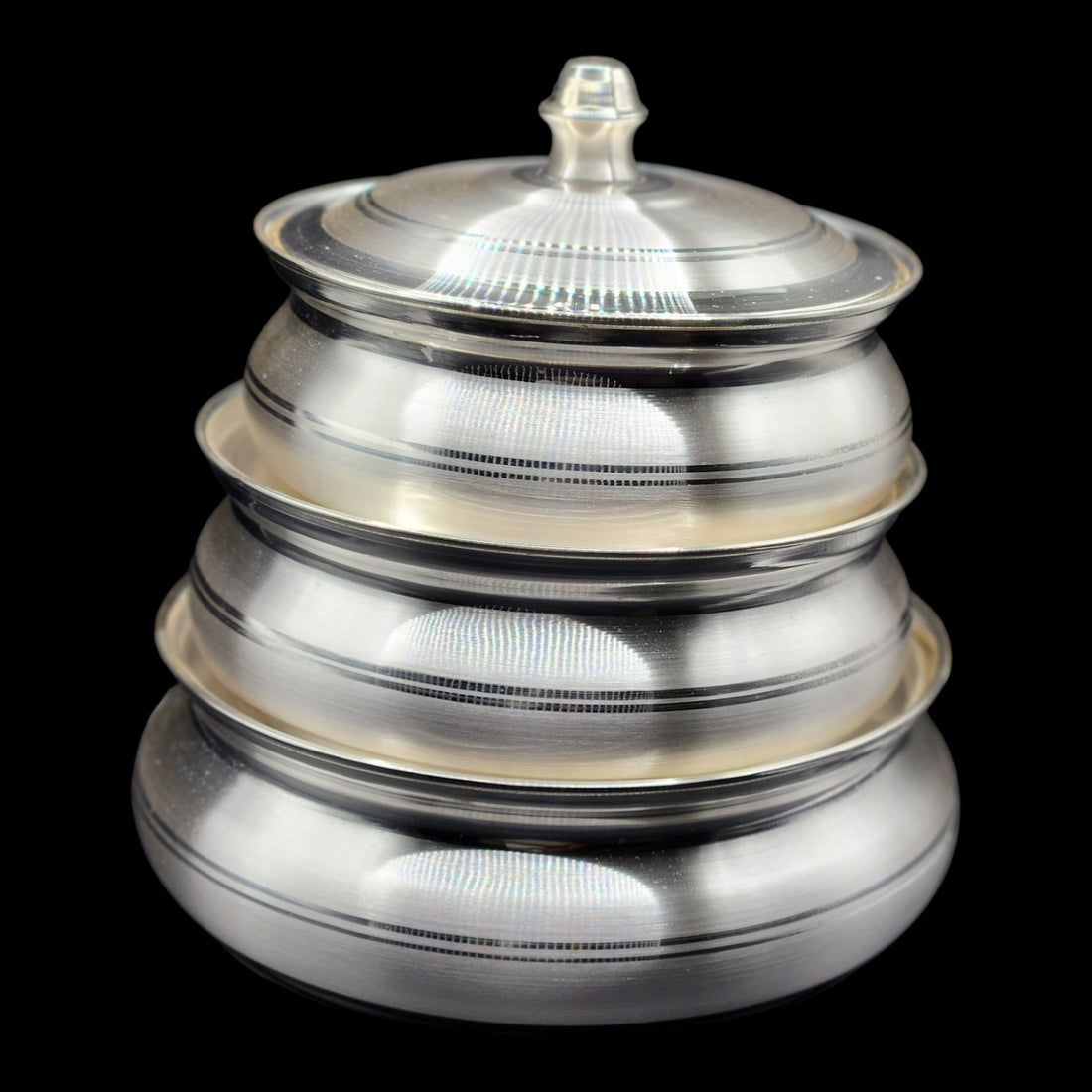 Pure Silver Serving Dishes With Lids