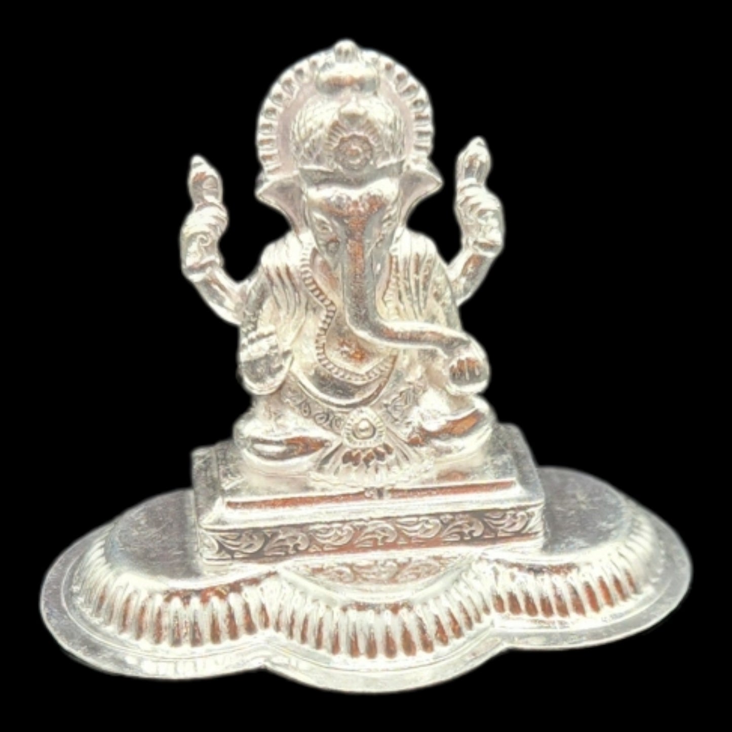 Silver Lord Ganesha Idol