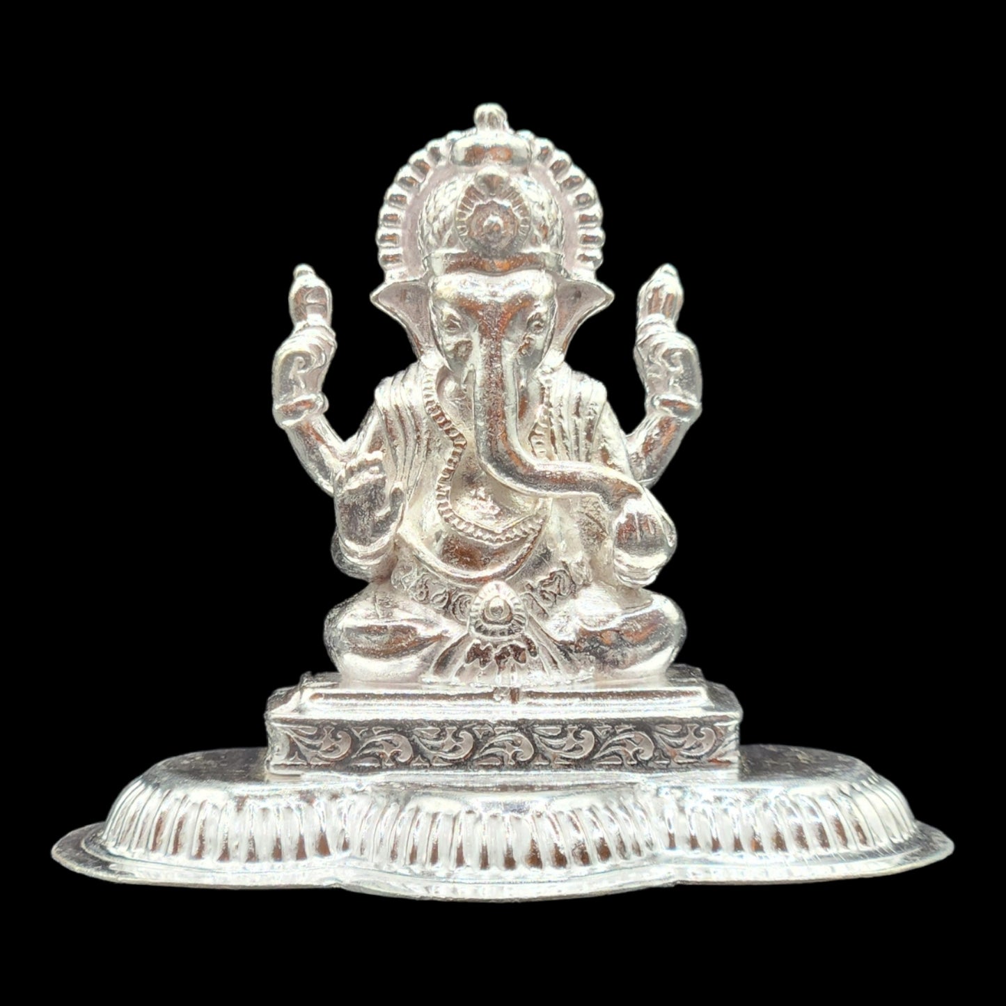 Silver Lord Ganesha Idol