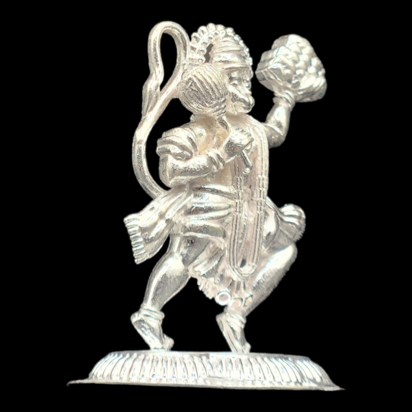 Silver Lord Hanuman Idol