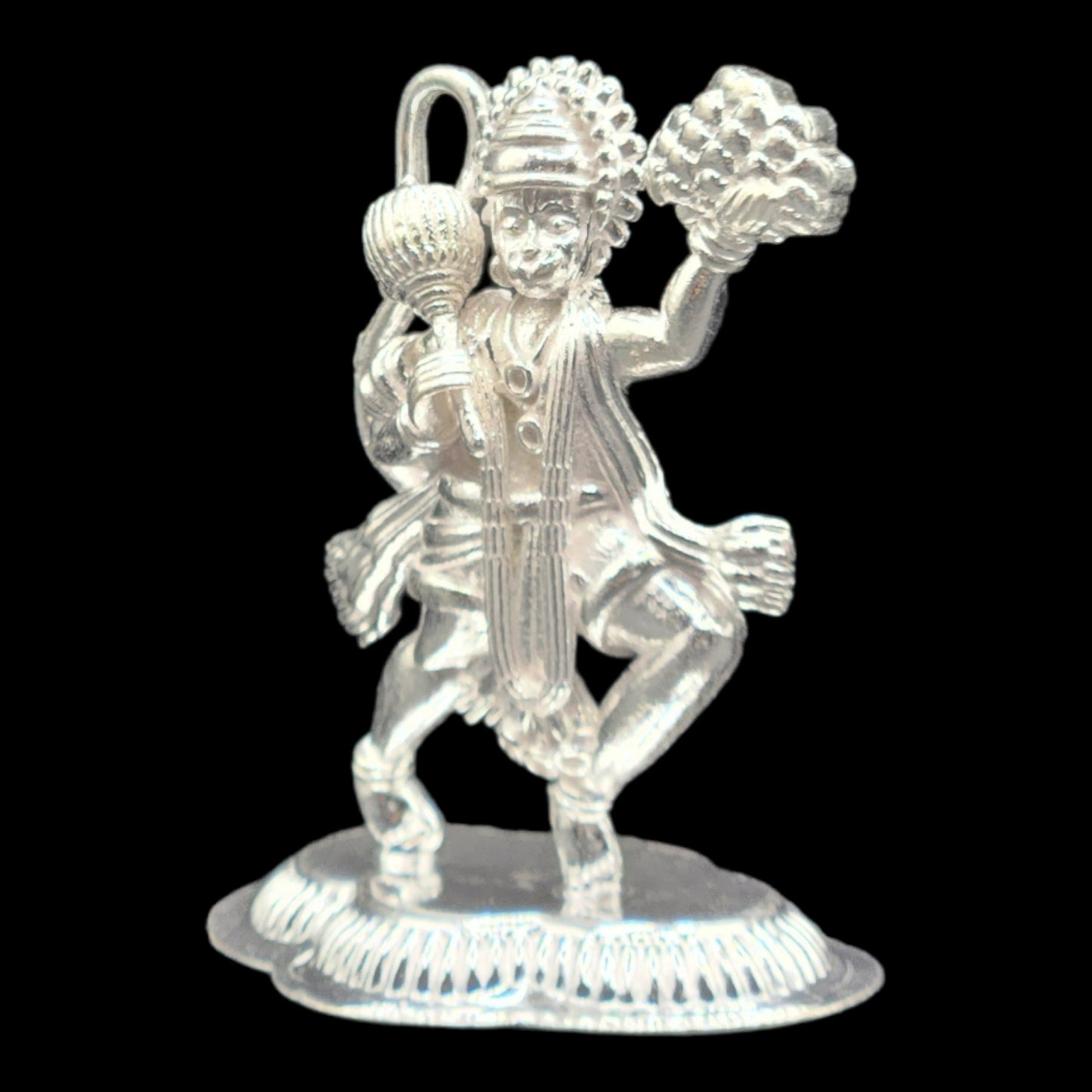 Silver Lord Hanuman Idol