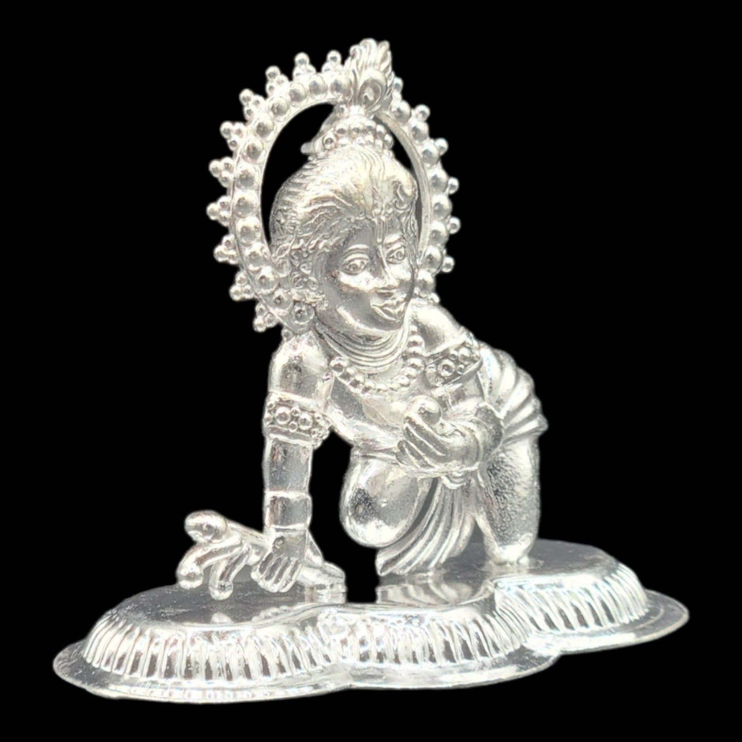 Silver Bal  Gopal Idol