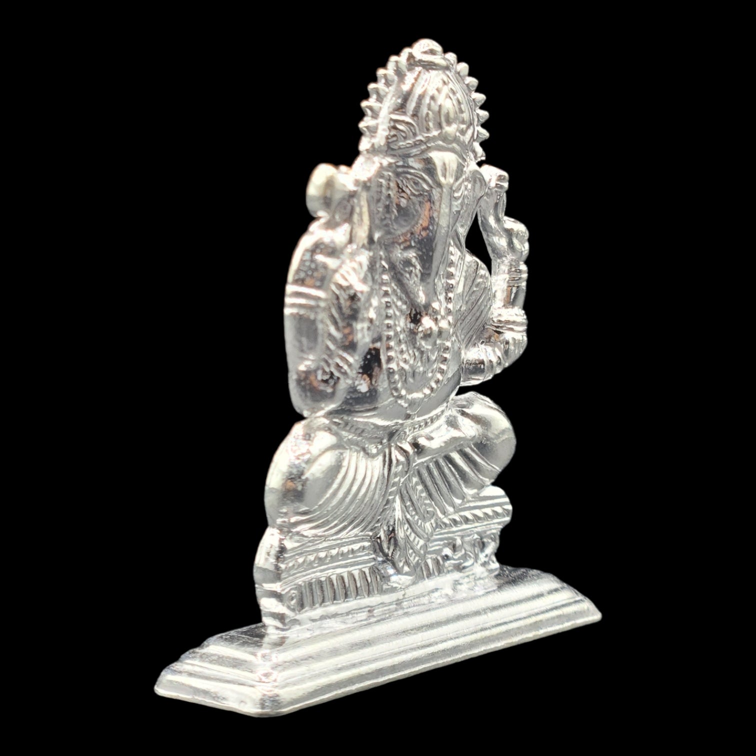Lord Ganesha Idol Silver Touch Lord Ganesha Idol Silver Touch