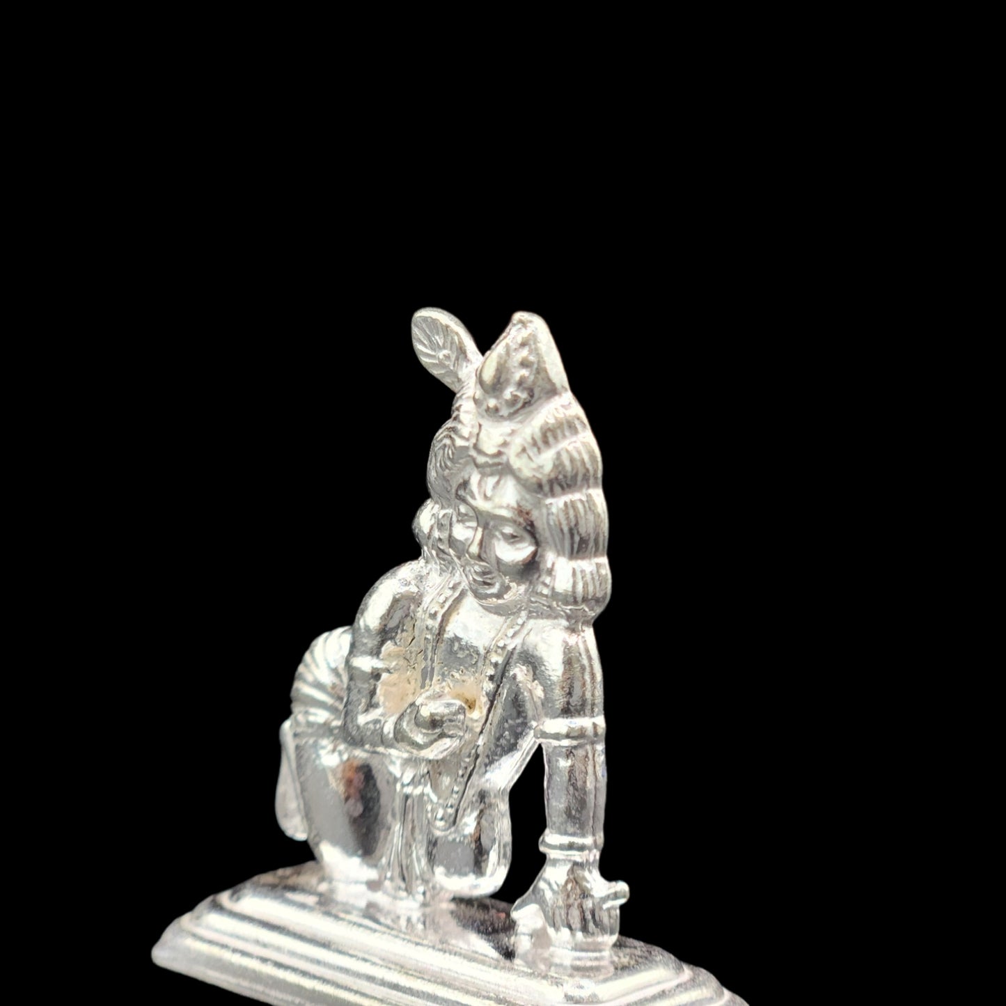 Silver Bal Gopal Idol