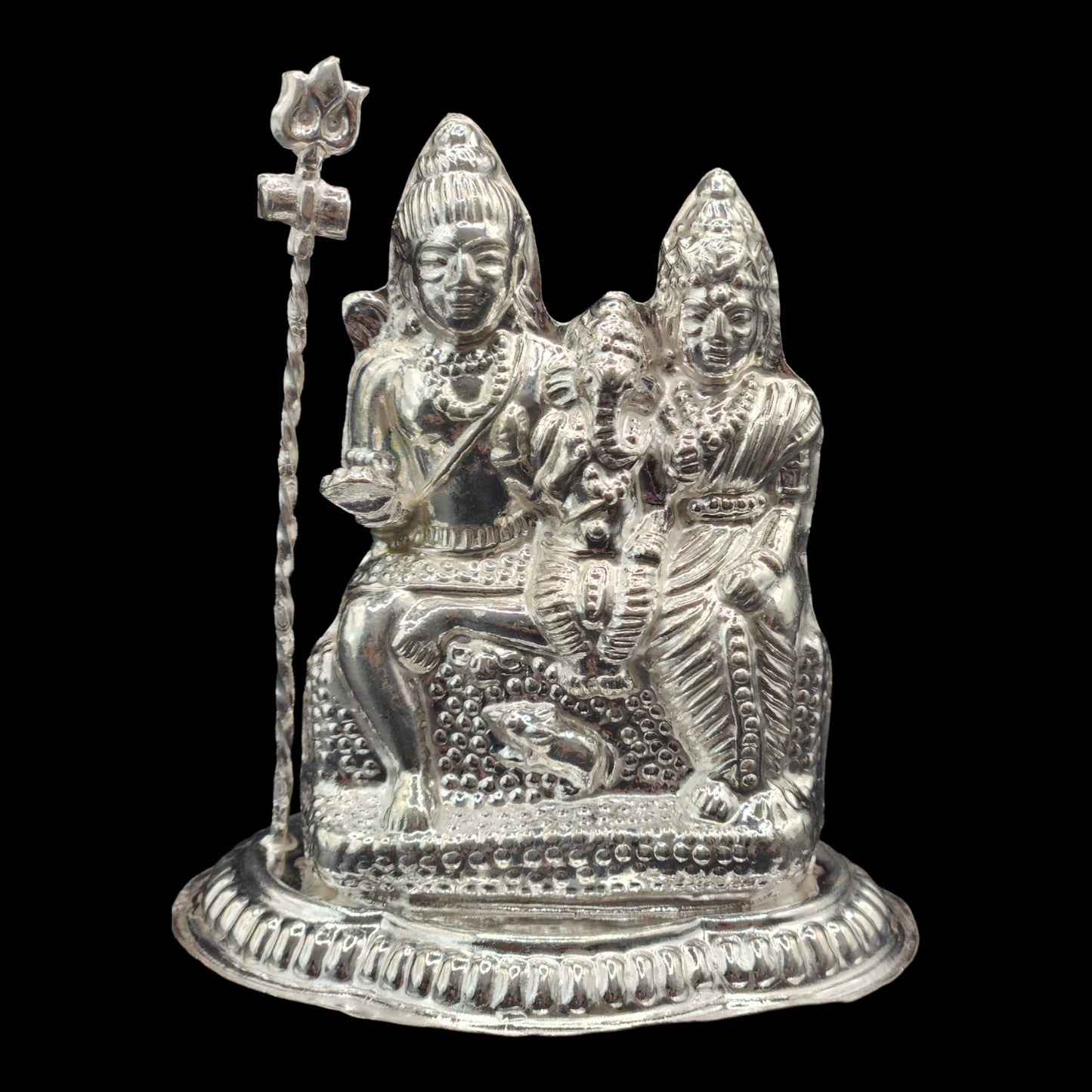 Silver Shiv Parivar  Idol 