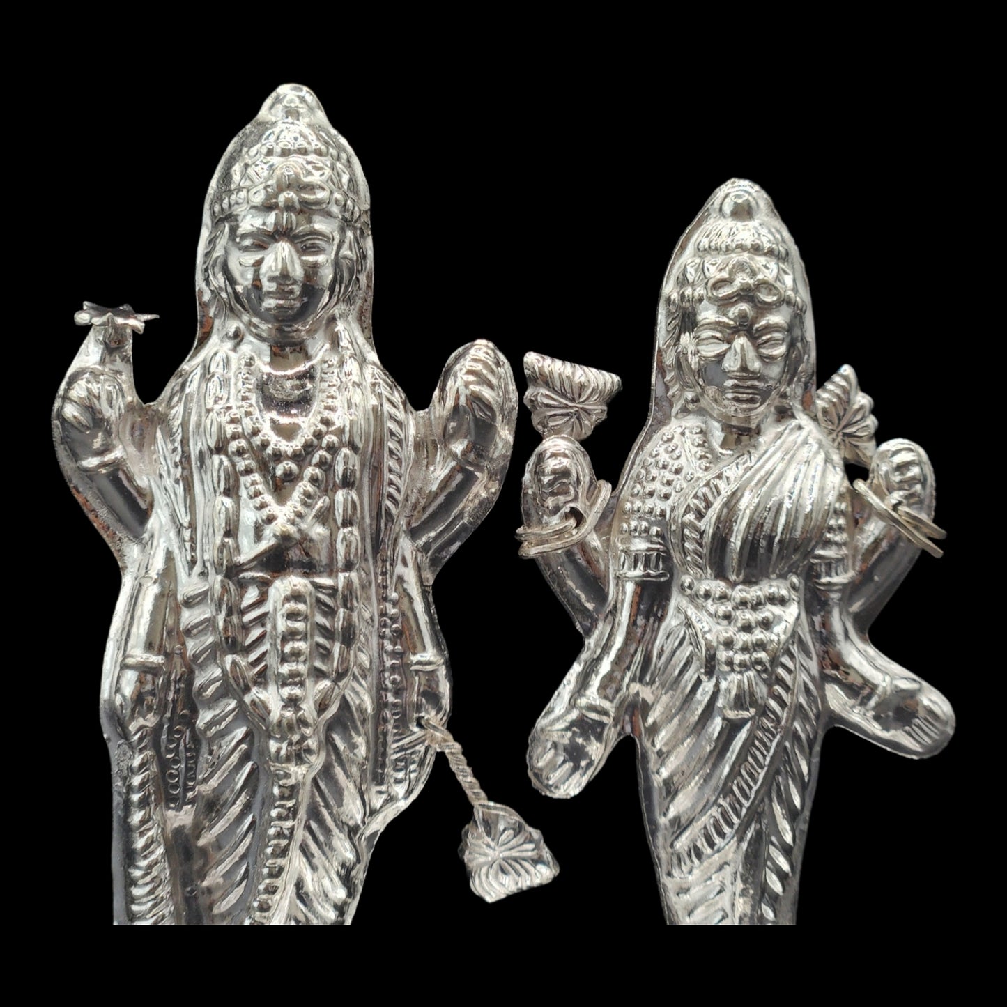 Silver Laxmi Narayan Idol