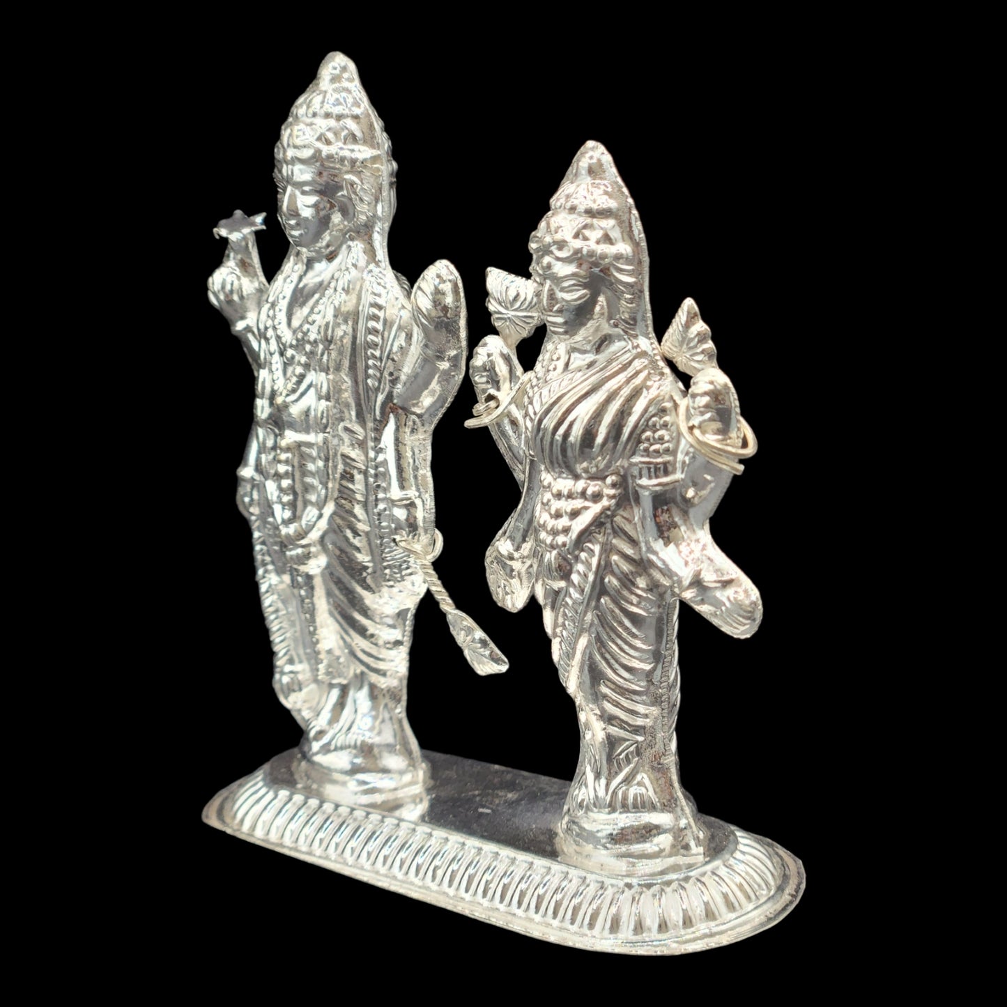 Silver Laxmi Narayan Idol