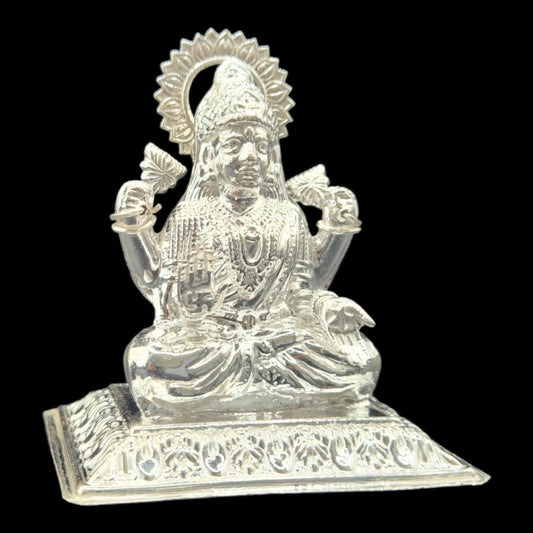 Silver Goddess Laxmi   Idol