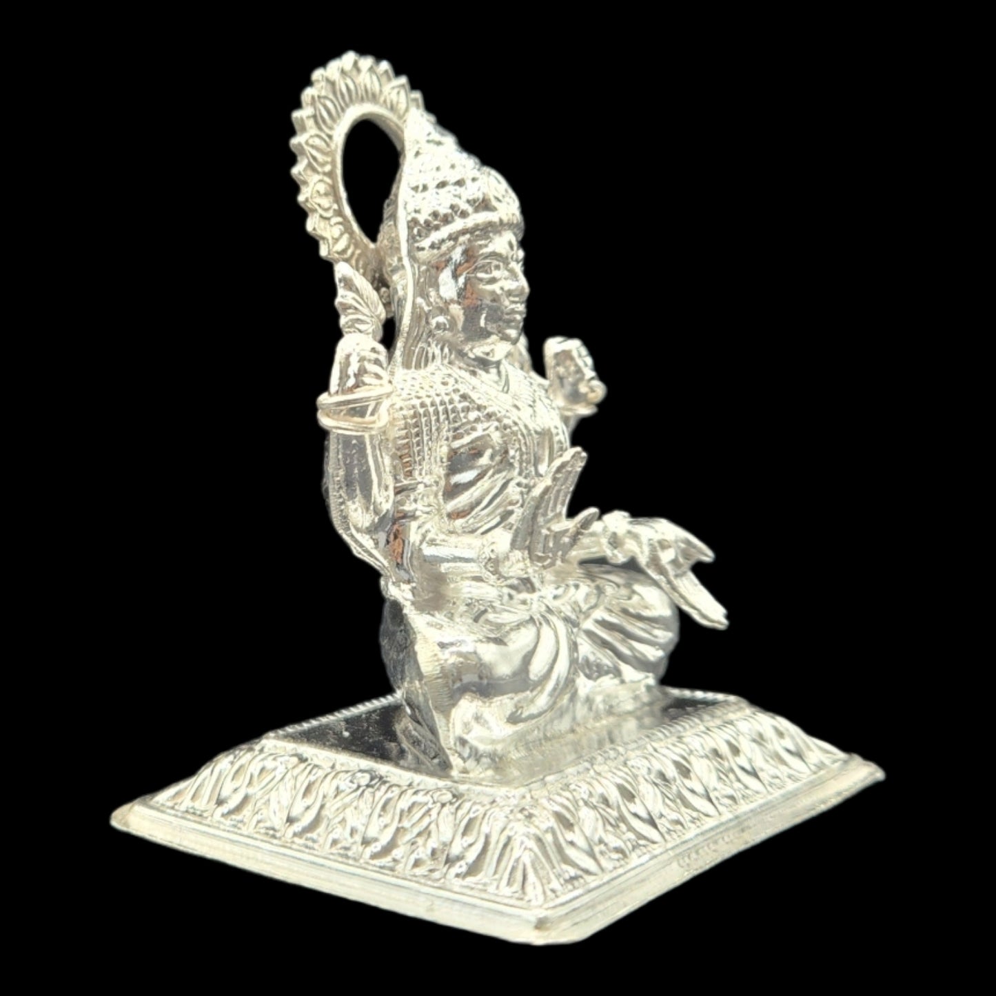 Silver Goddess Laxmi   Idol 