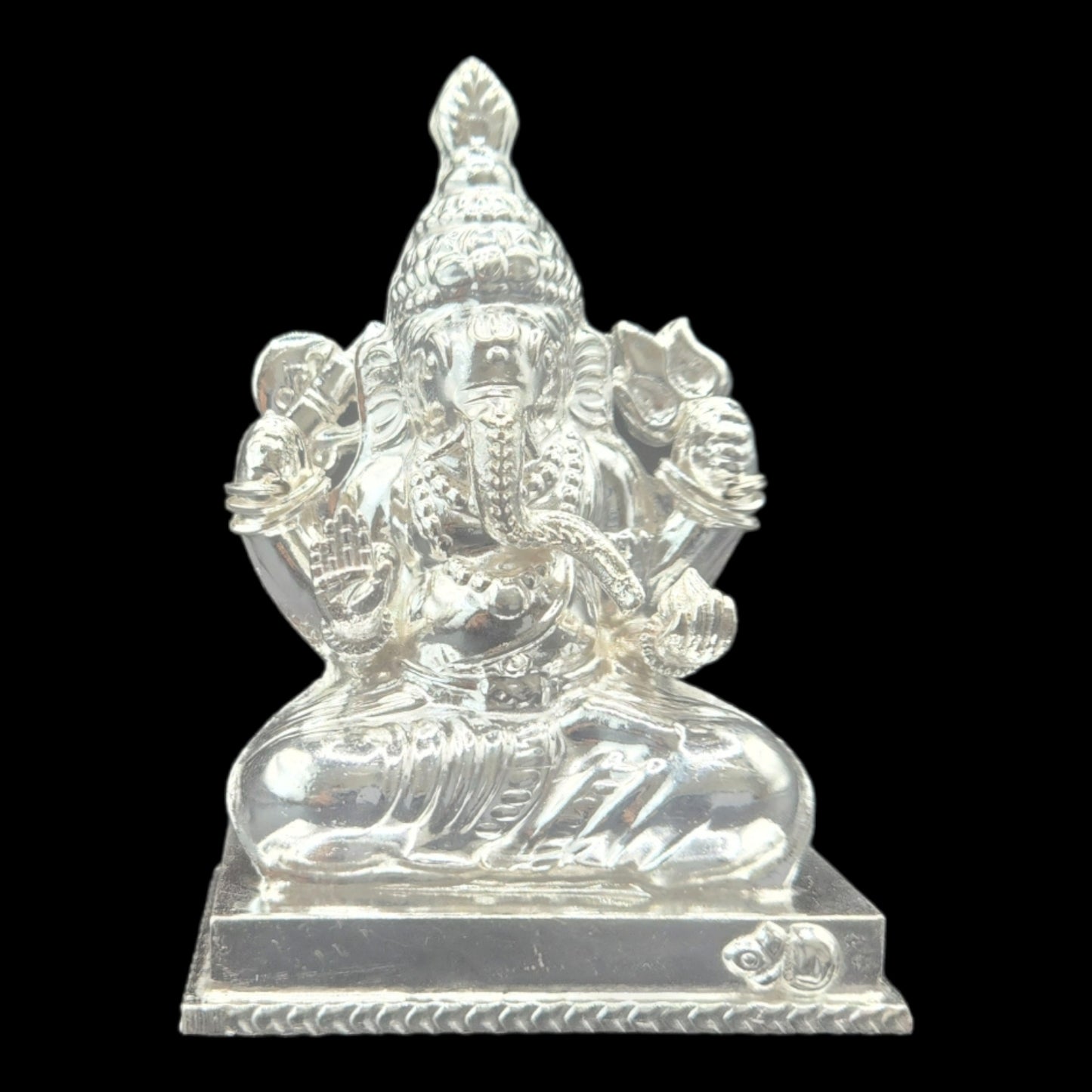 Silver Lord Ganesha Idol