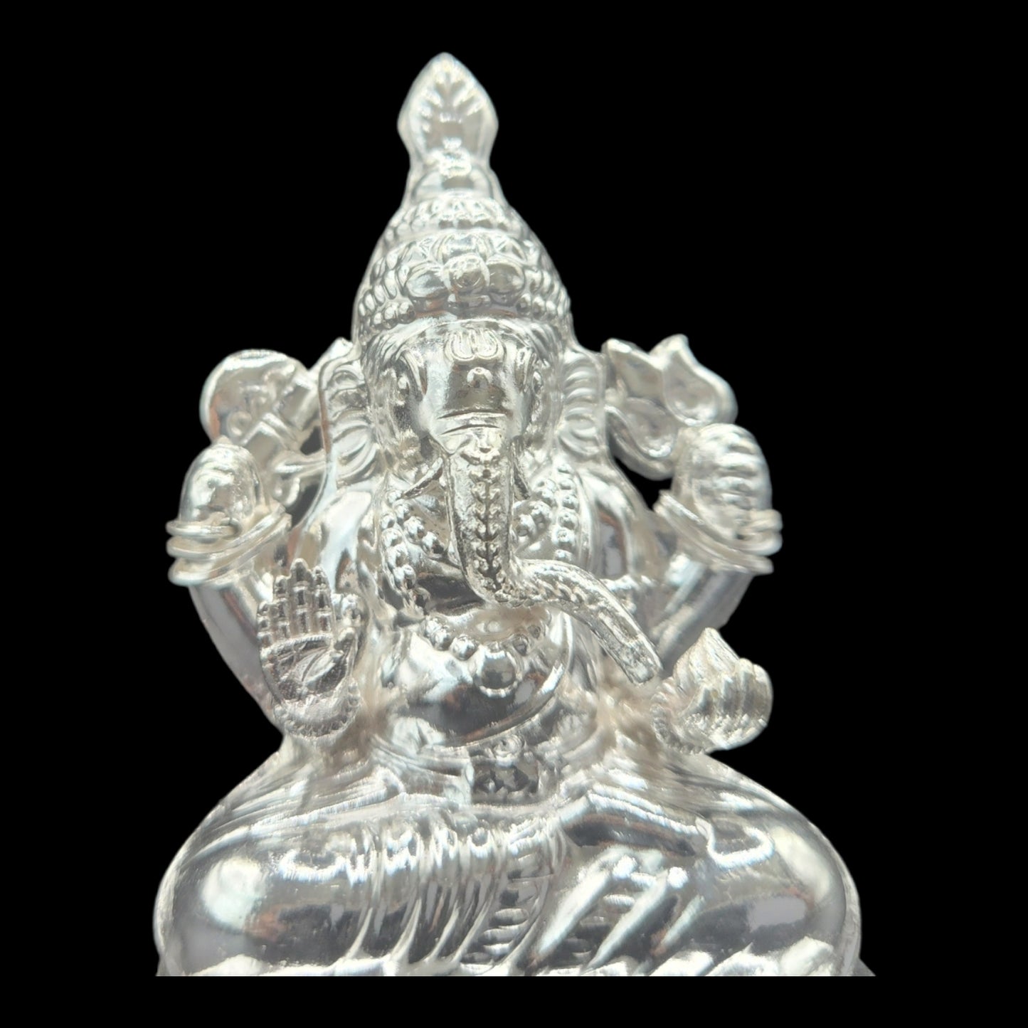 Silver Lord Ganesha Idol